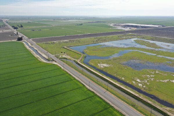 Arial photo of farmland
